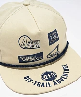 HUF x Land Cruiser Toyota 4 Wheel Drive Cream Snapback Hat