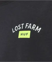 HUF x Lost Farm Compass Black T-Shirt