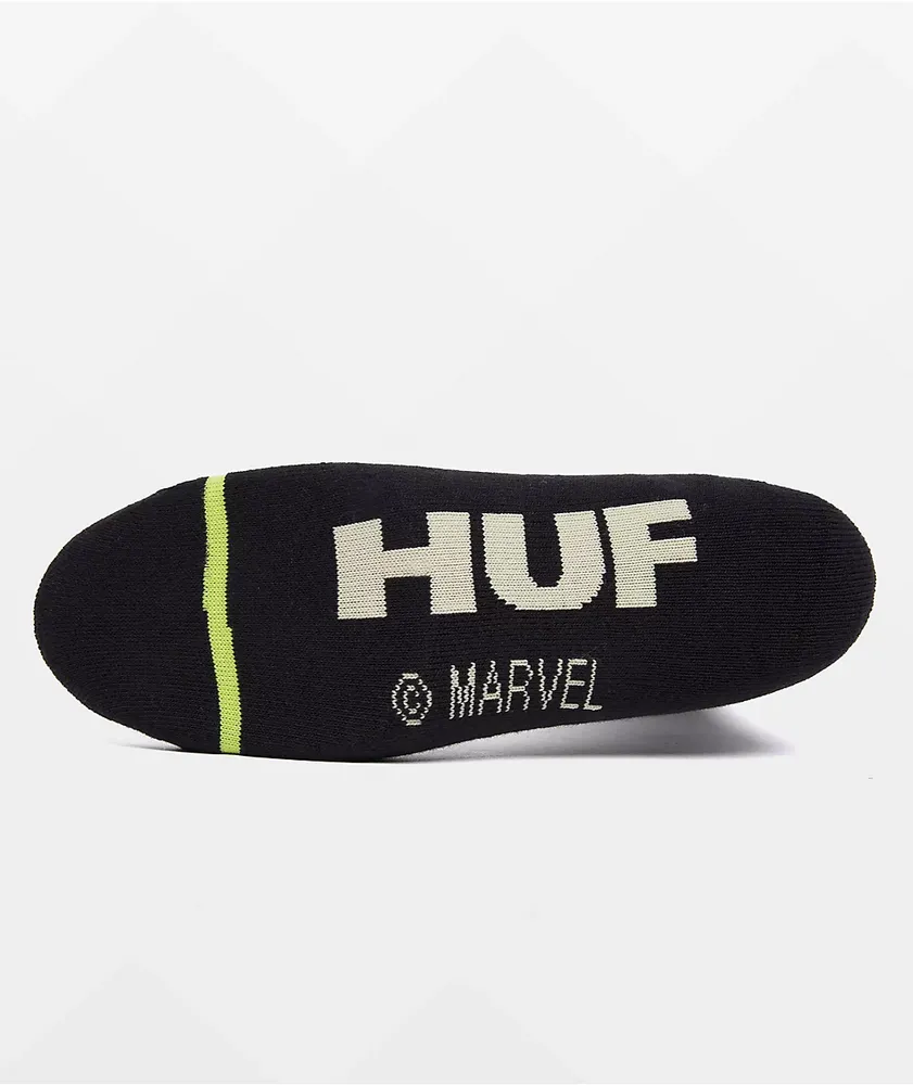HUF x Marvel Ghost Rider Black Crew Socks