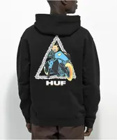 HUF x Marvel Ghost Rider Black Hoodie