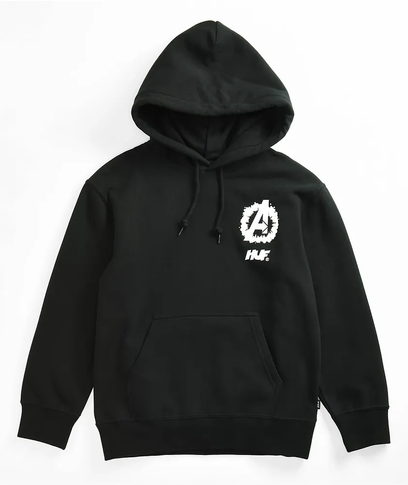 HUF x Marvel Kids Cosmic Assemblage Black Hoodie