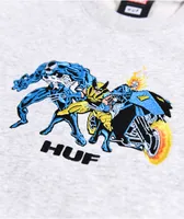 HUF x Marvel Kids Team Up Grey Crewneck