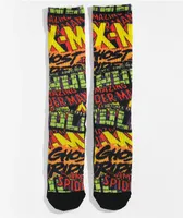 HUF x Marvel Logos Multi Crew Socks