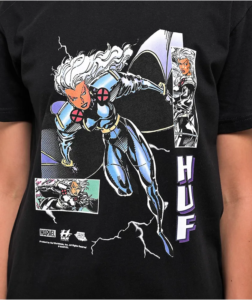 HUF x Marvel Storm Black T-Shirt