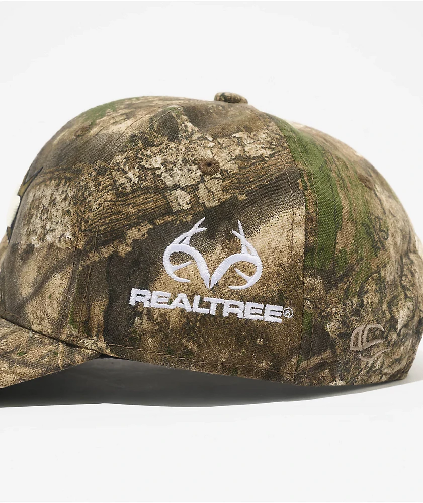 HUF x Realtree 6 Panel Camo Strapback Hat