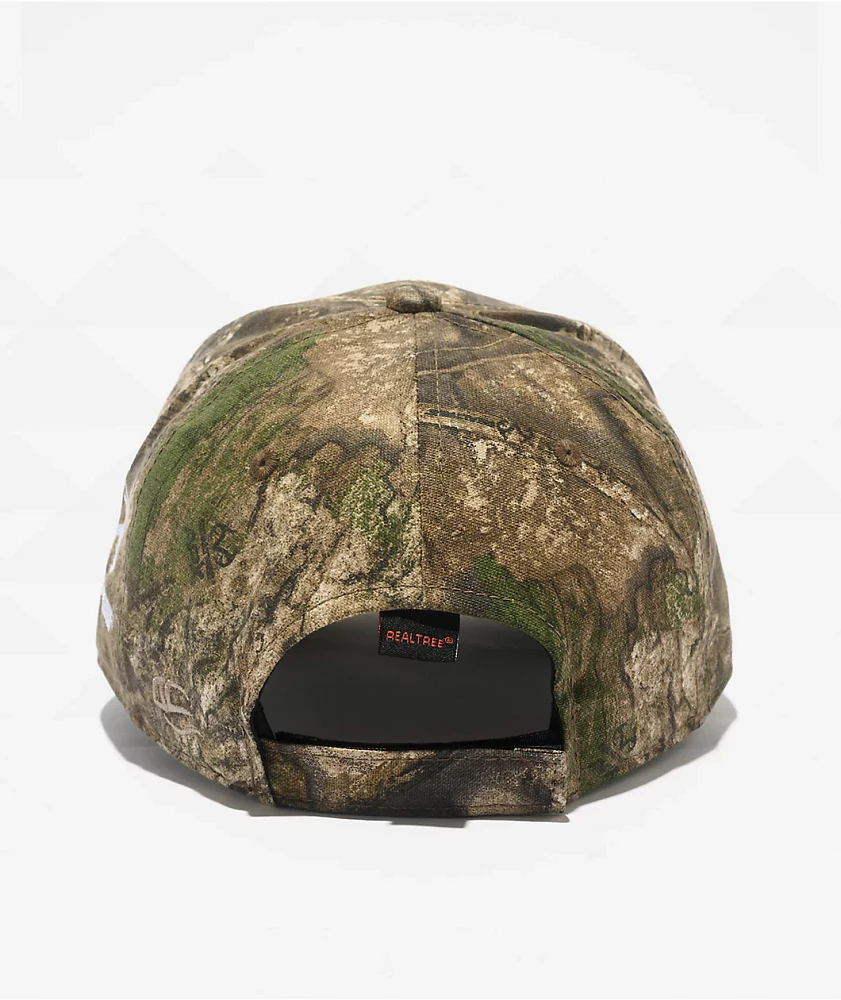 HUF x Realtree 6 Panel Camo Strapback Hat