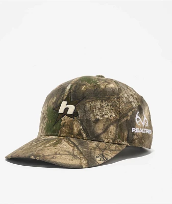 HUF x Realtree 6 Panel Camo Strapback Hat