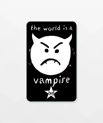 HUF x Smashing Pumpkins Vampire Black Sticker
