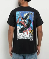 HUF x Spider-Man Split Black T-Shirt