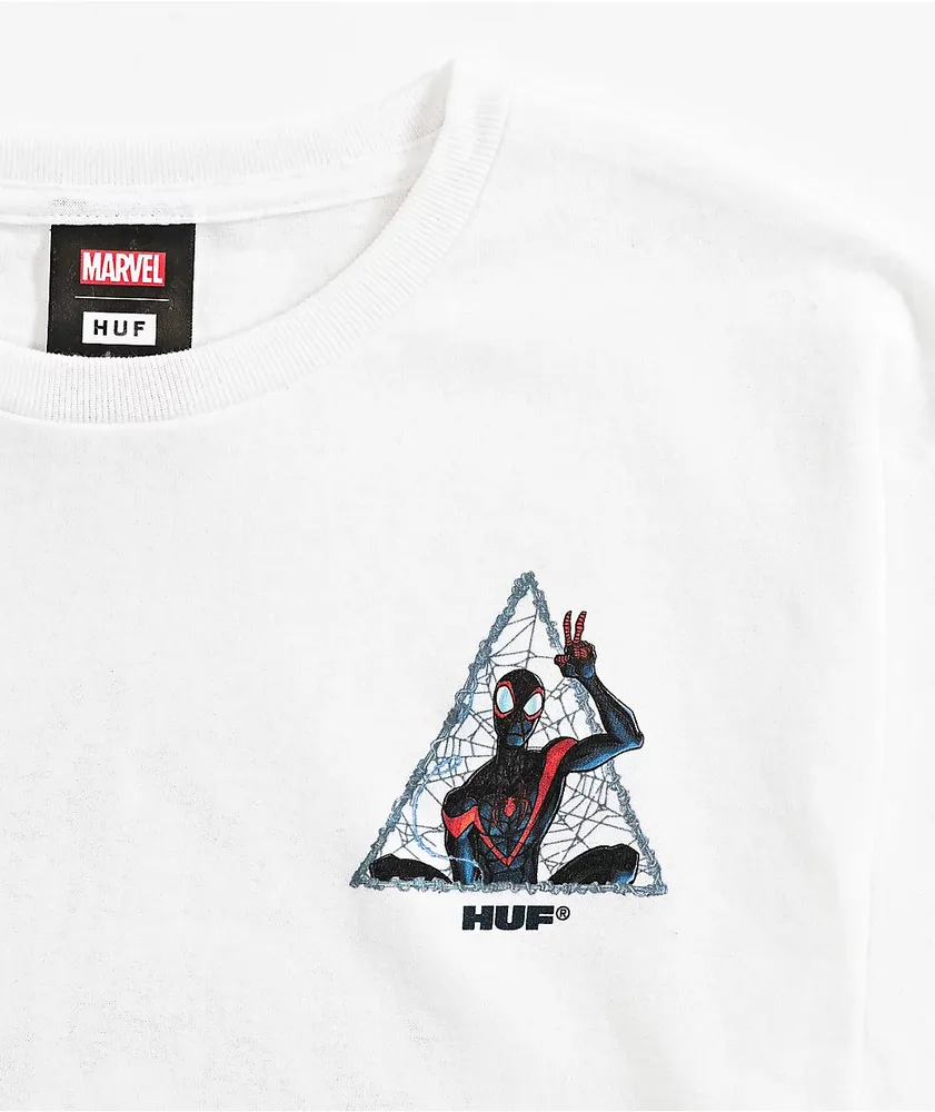 HUF x Spider-Man Universe Kids Miles TT White T-Shirt
