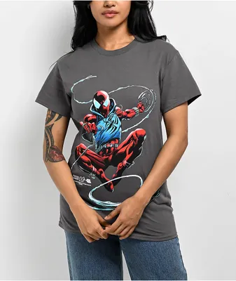 HUF x Spider-Man Universe Scarlet Spider Grey T-Shirt