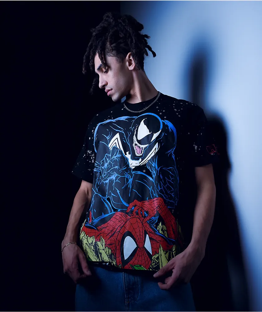 HUF x Spider-Man Venom Is Back Black T-Shirt