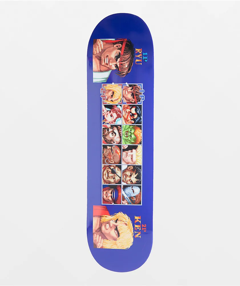 HUF x Street Fighter Players Select 8.25 Skateboard Deck