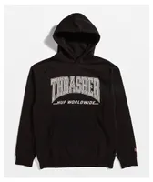 HUF x THRASHER Bayview Black Hoodie