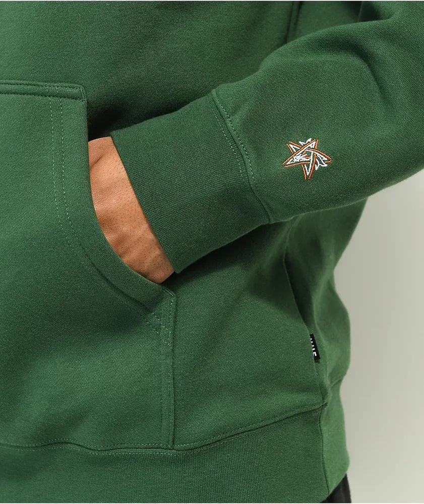 HUF x THRASHER Bayview Forest Green Hoodie