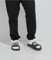 HUF x THRASHER Black Slide Sandals