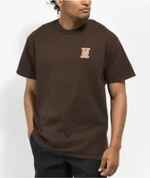 HUF x THRASHER High Point Brown T-Shirt