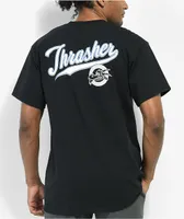 HUF x THRASHER Portola Black T-Shirt