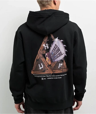 HUF x Texas Chainsaw Massacre Chainsaw Black Hoodie