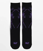 HUF x The Nightmare Before Christmas Jack Skellington Black Crew Socks