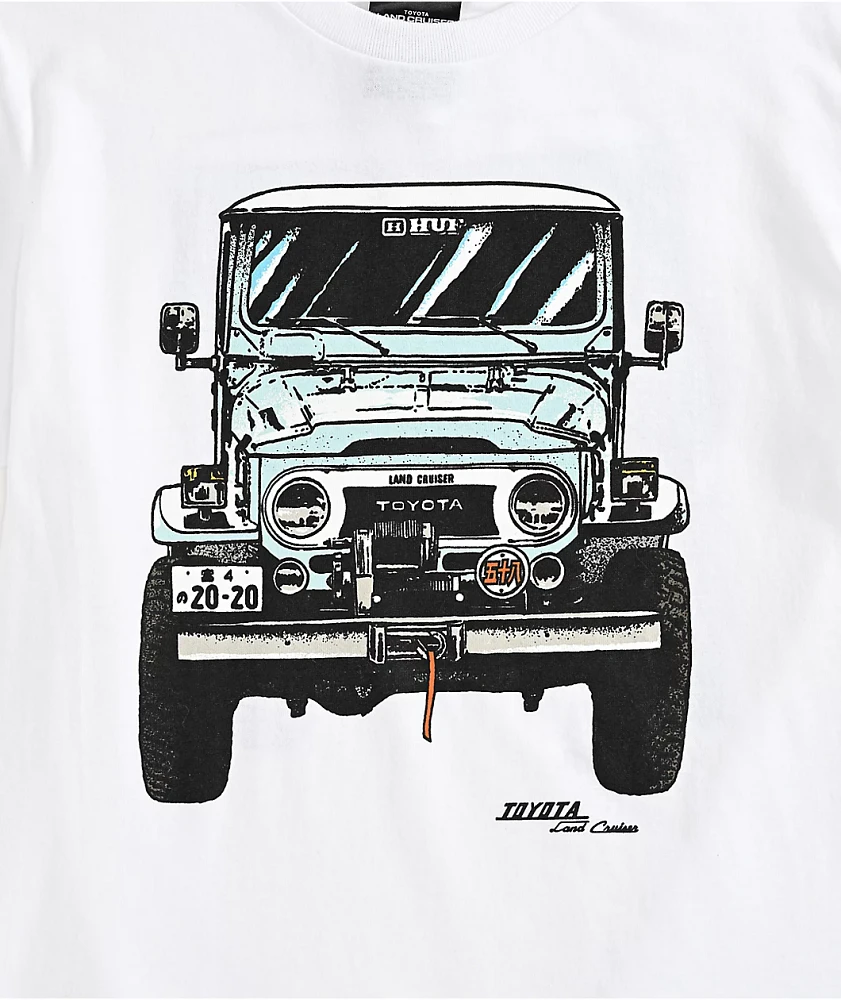 HUF x Toyota Land Cruiser Kids Sixties  White T-Shirt