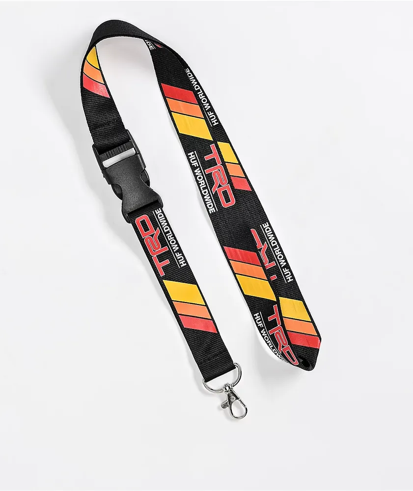 HUF x Toyota Racing Development Black Lanyard