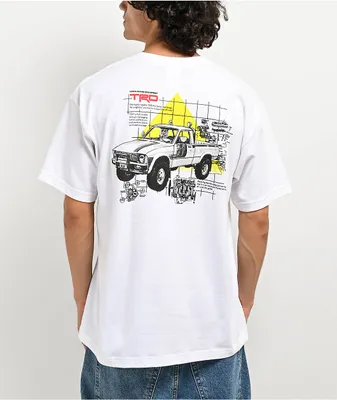 HUF x Toyota Racing Development Concept White T-Shirt