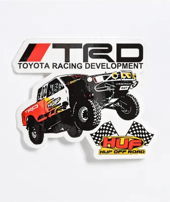 HUF x Toyota Racing Development Ensenada Sticker
