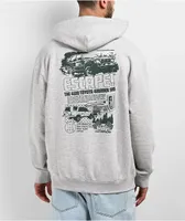 HUF x Toyota Racing Development Escape Grey Hoodie