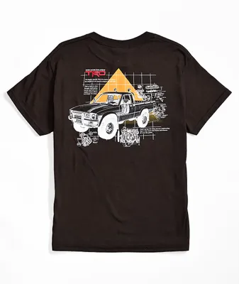 HUF x Toyota Racing Development Kids Concept Brown T-Shirt