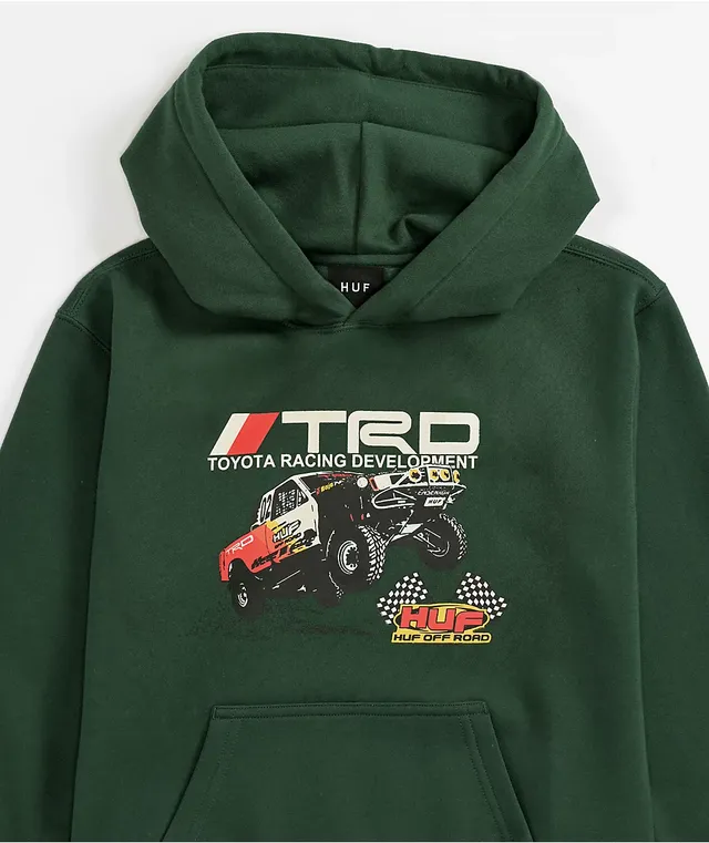 HUF x Toyota TRD Escape Grey Hoodie