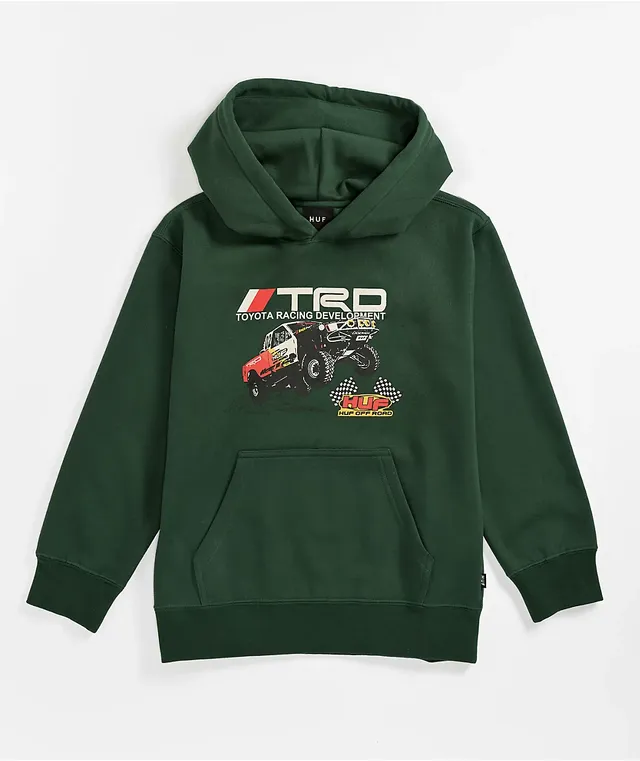 HUF x Toyota TRD Escape Grey Hoodie