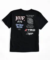 HUF x Toyota Racing Development Kids Toyota Racing Black T-Shirt