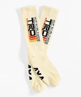 HUF x Toyota Racing Development Logo Bone Crew Socks