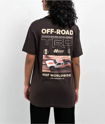 HUF x Toyota Racing Development Off-Road Brown T-Shirt