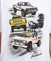 HUF x Toyota Racing Development Racing White T-Shirt