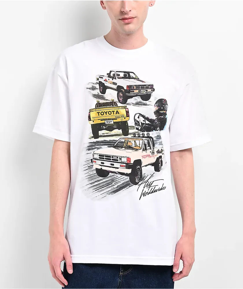 HUF x Toyota Racing Development Racing White T-Shirt