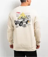 HUF x Toyota TRD Concept Natural Crewneck Sweatshirt