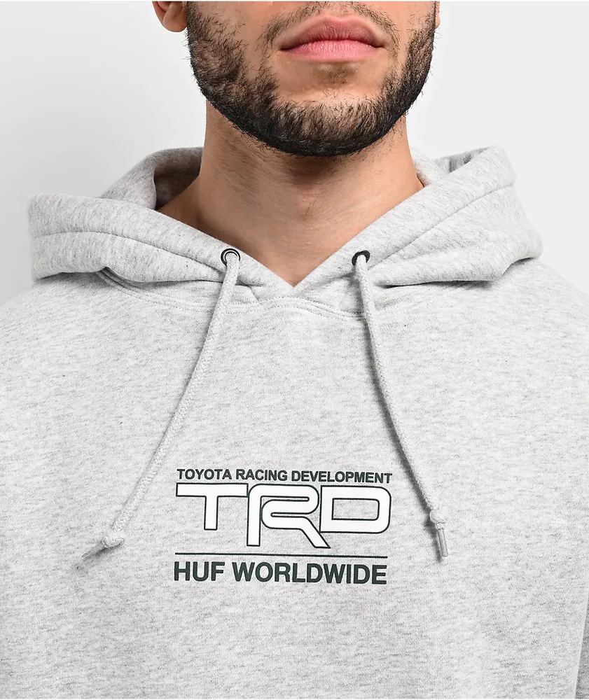 HUF x Toyota TRD Escape Grey Hoodie