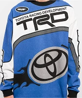 HUF x Toyota TRD Grandstand Blue & White Long Sleeve Jersey