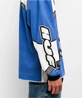 HUF x Toyota TRD Grandstand Blue & White Long Sleeve Jersey