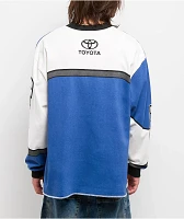 HUF x Toyota TRD Grandstand Blue & White Long Sleeve Jersey