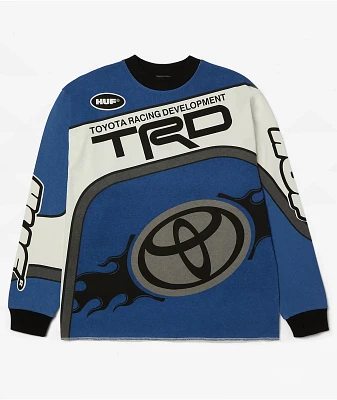 HUF x Toyota TRD Grandstand Blue & White Long Sleeve Jersey