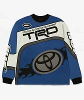 HUF x Toyota TRD Grandstand Blue & White Long Sleeve Jersey