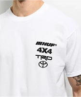 HUF x Toyota TRD Long Travel White T-Shirt