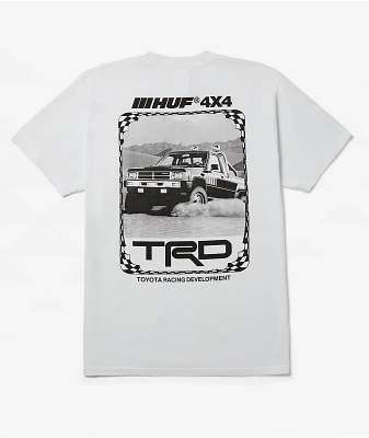 HUF x Toyota TRD Long Travel White T-Shirt