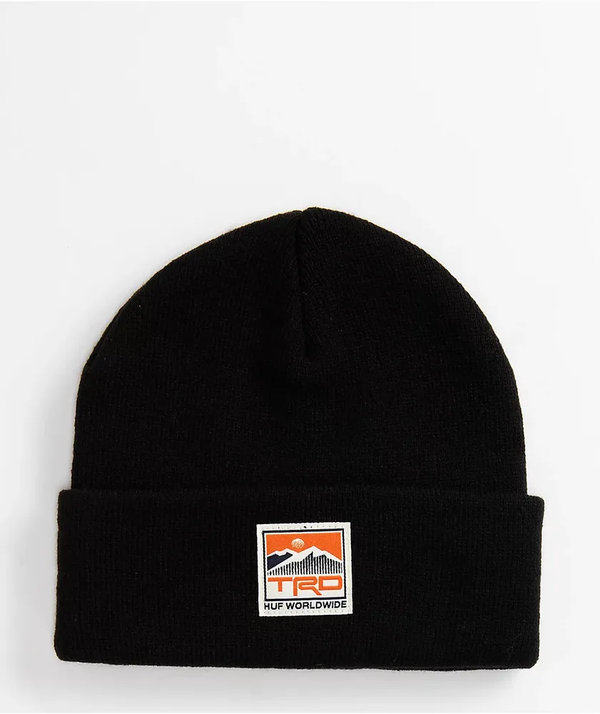 HUF x Toyota TRD Racing Black Beanie 