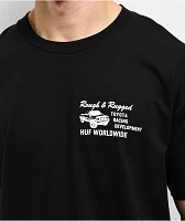 HUF x Toyota TRD Service Department Black T-Shirt