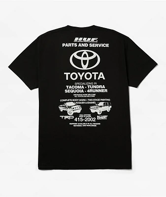 HUF x Toyota TRD Service Department Black T-Shirt