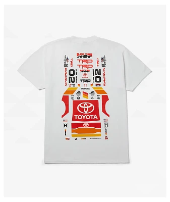 HUF x Toyota TRD Stickered White T-Shirt